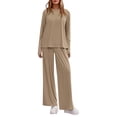 thumbnail image 2 of Womens Sweatsuits 2 Piece Sets Travel Outfits Matching Lounge Set Sweatsuit, 2 of 6