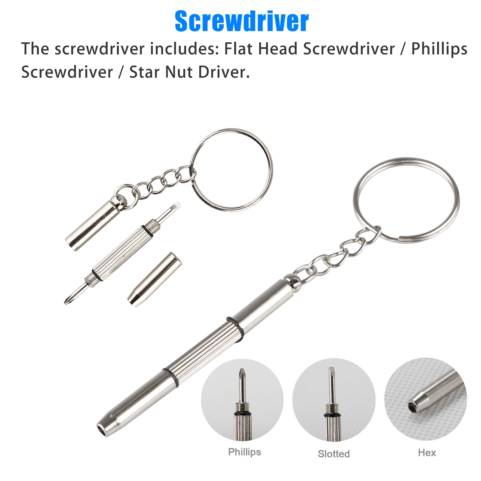 eyeglass repair tools nut driver