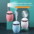 thumbnail image 2 of Robot Humidifier Multifunctional,with Night Light and Fan Colorful,cool Mini Humidifier Two Kinds of Fog Mode Super Quiet Waterless Automatic Closing,for Office Bedroom Car Personal Humidifier, 2 of 5