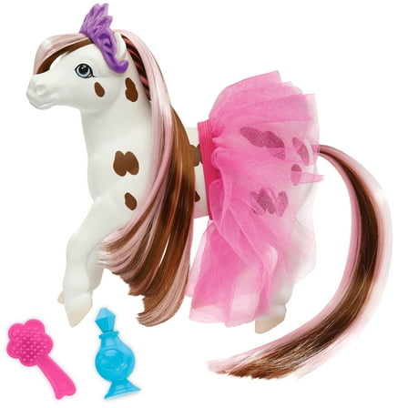 Breyer Lucky Acres Blossum the Ballerina Horse Color Changing Bath Toy - Brown/ White with Surprise Pink Markings