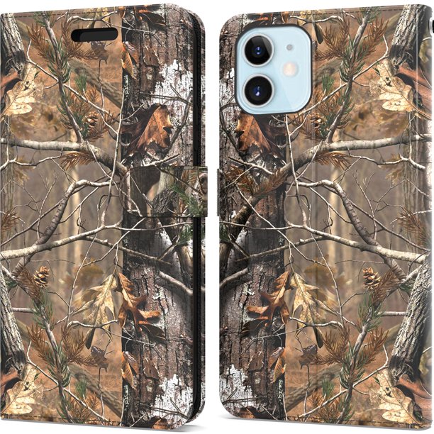 Coveron Apple Iphone 12 Mini Wallet Case Rfid Blocking Vegan Leather 6x Card Slot Holder Cover Flip Folio Phone Pouch Camo Walmart Com Walmart Com
