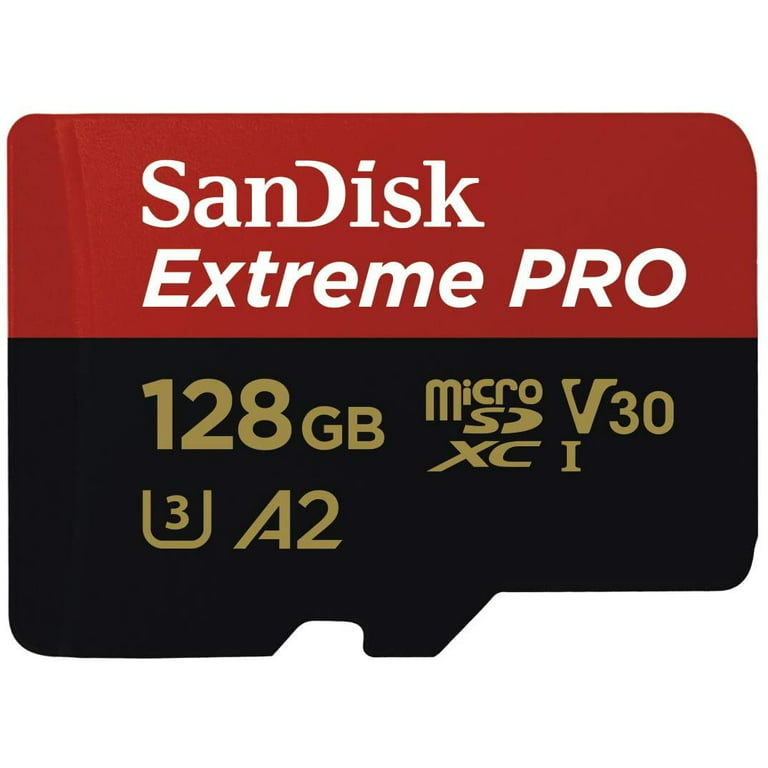 SanDisk Extreme microSDXC Mobile Gaming SKU, SQXAA 128GB, V30, U3, C10, A2,  UHS-I, 190MB/s R, 90MB/s W, 4x6