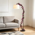 thumbnail image 5 of Dvumao 67 in Artificial Bougainvillea Flower Garland, Silk Faux Hanging Vine for Outdoor Porch, 5 of 6