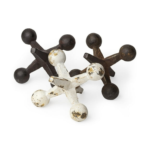 Set of Three Iron Jack Sculptures
