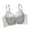Blue, variant on Womens Bra Underwire Lace Trim Push-Up Wide Strap Sweetheart Neck Floral U-Back Everyday Size 34