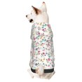 thumbnail image 1 of Fotbe Summer Floral Sudadera con Estampado para Perros Pequeños – Suéter con Capucha para Mascotas, Tela Suave de Forro Polar con Bolsillo-Small, 1 of 7