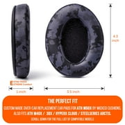 Wicked Cushions Replacement Earpads for ATH M50X M40X M30X Headphones & More | Upgraded Thickness, Enhanced Comfort