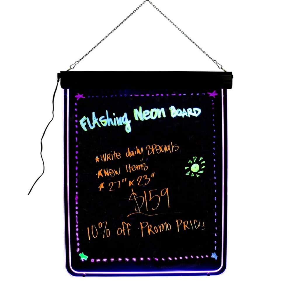 Business Signs Lighted Open Signs Chalkboard Led Light Board Neon Board