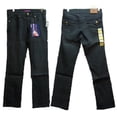 thumbnail image 2 of Ladies Sizes 1/3/5/7/9/11/13/15, Denim Jeans, Low Rise, 5 Pockets. Straight Leg Cut., 2 of 2