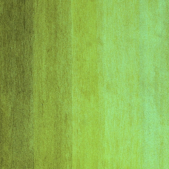 Ahgly Company Machine Washable Indoor Square Abstract Turquoise Blue Modern Area Rugs, 3' Square