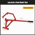 thumbnail image 1 of AKDSteel 51'' Log Lifter, Adjustable Log Roller Cant Hook, Heavy Duty Logging Tool for Rolling and Lifting Logs, 1 of 8