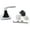 Chrome, variant on Moen 161954 Handle Kit Chrome