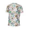 thumbnail image 6 of Wukai Fairy Flower Print Men's Short-Sleeved Mesh T-Shirt,Quick-Dry Short Sleeve Workout T-Shirt-Medium, 6 of 8