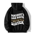 thumbnail image 3 of Women's Football Letter Print Hooded Printed Sweatshirt Hoodie (Style 5) Womens Hoodie with Zipper Hoodie for Fall Long Zip Hoodies Women Long Hoodie Jacket Women Long Zipper Sweaters Sweater Zip up, 3 of 4