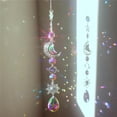 thumbnail image 3 of 5x Crystal Wind Chime Rainbow Making Hecho Colgante Sparkling Catcher Windchime para Jardín Patio Regalos de Cumpleaños Decoración de , Los 45CM, 3 of 10
