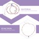 thumbnail image 2 of Collar para mujer, collar de cuentas para adolescentes, collar con colgante de corazón, joyería para el cuello para mujer, 2 of 7