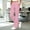 A3_Pink, variant on High Waisted Dress Pants for Women Elastic Waist Office Work Pull On Slacks with Side Pockets Comfortable Stretch Office Work Pants Dressy Casual Crossover Yoga Flare Leggings Pink S