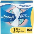 thumbnail image 2 of Always Infini Serviettes Hygiéniques pour Femmes avec Ailes, Taille 1 Régulier, Sans Parfum, 2 of 18