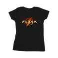 thumbnail image 1 of DC Comics Womens The Flash Red Lightning Cotton T-Shirt, 1 of 3