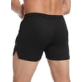 thumbnail image 3 of Hood Crew Men's Workout Shorts Fitness Runing Gym Traning Shorts with Pockets Black XL, 3 of 6