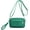 Dark Green, variant on Multi-Zipper Crossbody Handbag Purse, Women's Nylon Wristlet Mini Crossbody Bag Clutch with 2 Straps