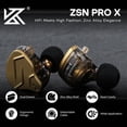 thumbnail image 2 of Auriculares Linsoul KZ ZSN PRO X Dual Driver 1BA+1DD Hybrid, 2 of 9