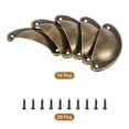 thumbnail image 3 of Uxcell 14pcs 3.1'' x 1.4'' Iron Drawer Handles for Kitchen Cupboard Furniture Wardrobes Bronze, 3 of 5