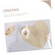 thumbnail image 2 of 6Pcs Heart Shaped Table Placemats High Temperature Resistant Dining Mats for Kitchen Table Protection and Decorative Home Supply,10cm,gold, 2 of 5