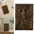 thumbnail image 2 of Liquidation! A5 (5.5 Pouces X 8.3 Pouces) Journaux Embossés Carnet Vintage Rétro Cuir Bronze Journal 100 Feuilles Papier Couverture Rigide Bloc-Notes de Voyage pour Écrire Carnet de Croquis Collection Cadeau Décoration Taille Unique Brun, 2 of 6