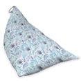 thumbnail image 2 of Nautical Lounger Chair Bag, Various Sea Shell Pattern Underwater Bubbles Ocean Maritime Print, High Capacity Storage with Handle Container, Lounger Size, Indigo Pale Blue Purple, by Ambesonne, 2 of 5