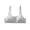 White, variant on Girls Soft Cotton Training Bras 10-14 Breathable Mesh Training Bra With Front Bow Decor Adjustable Spaghetti Strap Wireless Teen Crop Top Puberty Underwear