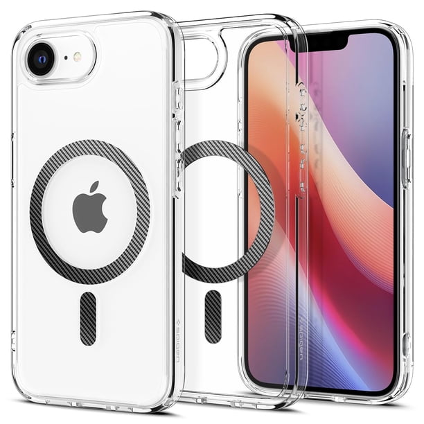 Funda Spigen Ultra Hybrid MagFit con Fibra de Carbono para iPhone 16e