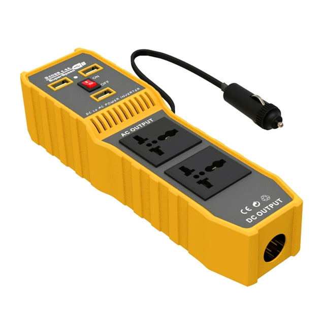 Yeacher Car Power Inverter High Frequency Modified Sine Wave Inverter to AC 110V Converter with