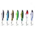 thumbnail image 2 of BE-TOOL Rotating Tail Fin Fishing Lure Plastic Fishing Baits with Treble Hooks Fishing Bait for Saltwater and Freshwater, 2 of 8