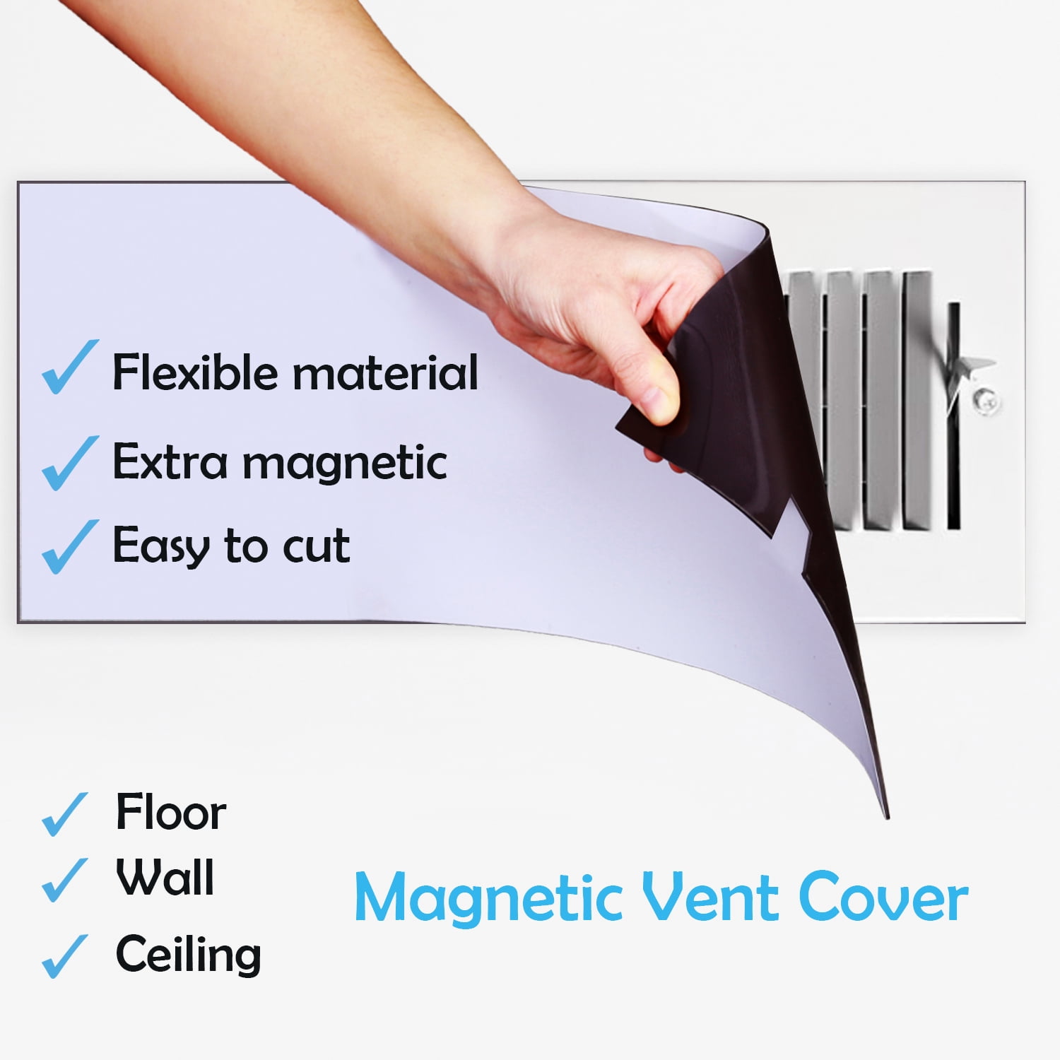 CANOPUS Magnetic Vent Cover, 8 by 15 Inches, Pack of 3