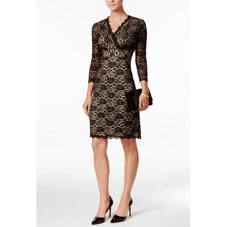 charter club sheath surplice petite lace dress walmart