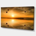 thumbnail image 2 of Flying Balloons and Reflection - Large Seashore Canvas Art Print, 2 of 3