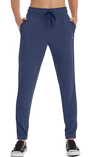 champion heathered jersey joggers