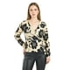 thumbnail image 1 of Blusa con escote cruzado Roman Fashion / Juvenil, 1758 (Negro flor) negro M, 1 of 3