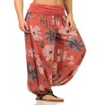 thumbnail image 3 of Pantalon Sarouel à Taille Froncée pour Femmes avec Imprimé Floral, 3 of 4