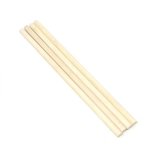 Cousin DIY Wooden Dowel Rod, 1/8 x 12 inch Length, Natural Finish, 12 Pack,  Brown 