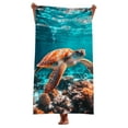 thumbnail image 2 of purcolt Beach Towel for Adults & Kids, Extra Large Quick Dry Absorbent Microfiber Oversized Lightweight Thin Towels for Vacation Beach Pool Swimming, 30"x60", 2 of 9