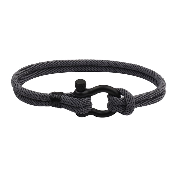 Pulseras para mujer, regalos para mujer, pulsera de acero inoxidable con hebilla en forma de lazo, pulsera de playa de línea Milán, pulsera de pareja, pulsera para hombre
