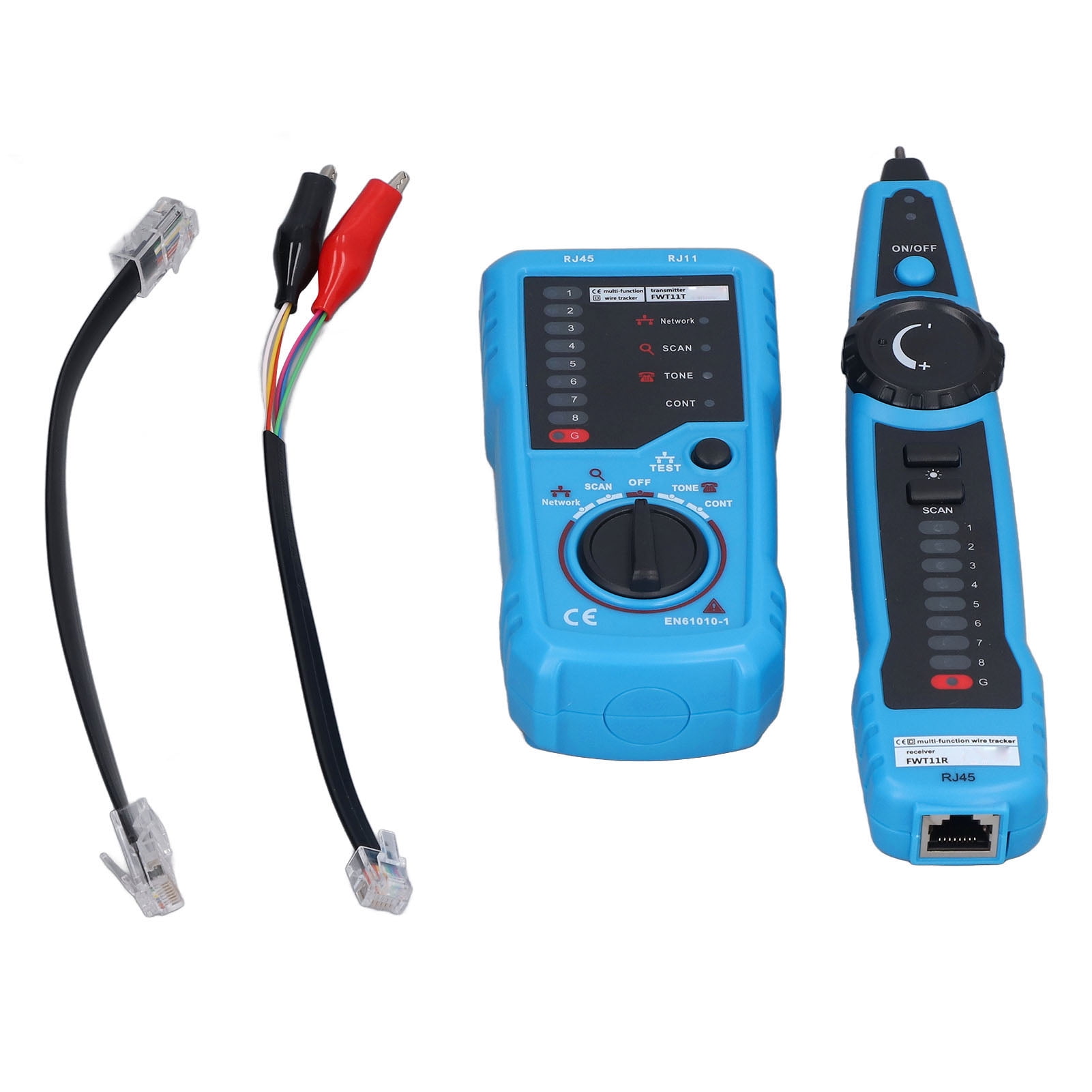 Ecoyyzn Network Cable Tester RJ45 FWT11 Anti Interference Handheld