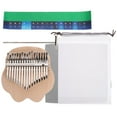 thumbnail image 1 of 1 Ensemble Petit Kalimba 17 Touches Pouce Piano Instrument de Musique Débutant Kalimba Portable Kalimba, 1 of 9