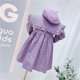 thumbnail image 2 of Vestido de manga larga para niñas de 1 a 7 años, vestidos florales de moda coreana con solapa, ropa para niños, primavera y otoño, 2 of 6