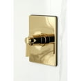 thumbnail image 3 of Kingston Brass KB6342NDL NuvoFusion Single-Handle Pressure Balanced Tub and Shower Faucet, Polished Brass, 3 of 7