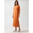 thumbnail image 2 of Relaxed Fit Midi Dress with Crew Neck, 2 of 4