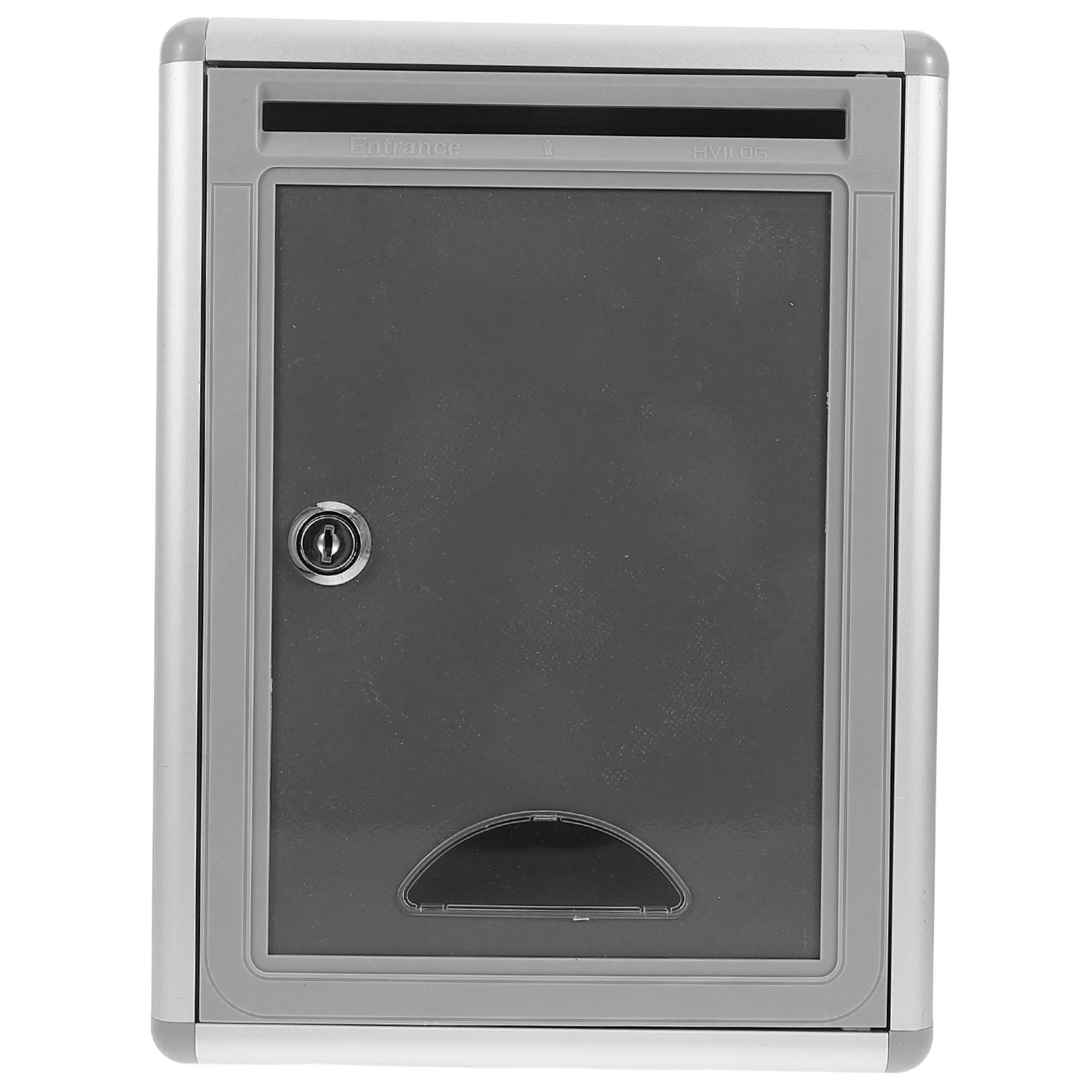 Raindrops 1 Set Hanging Secure Post Box With Lock Wall Mounted Mailbox Large Capacity Locking Mailbox Modern Design For Home Outdoor Use Party
