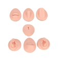 thumbnail image 3 of Milaget Silicone Body Piercing Model 3D Practice Skin for Training Beginners Stylist Light Skin, 3 of 9